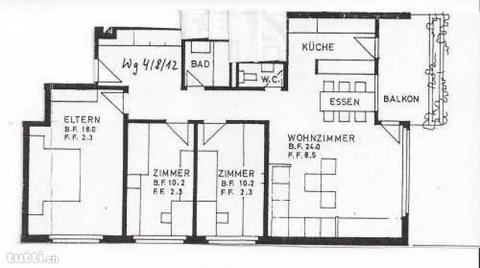 4 1/2 Zimmerwohnung