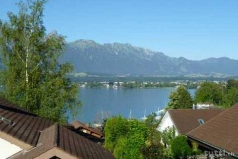 Traumaussicht an der Goldküste des Thunersees