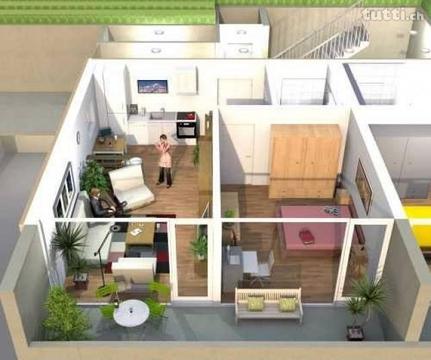 Neubau 2-Zimmer-Apartments mit Aussicht - Ers